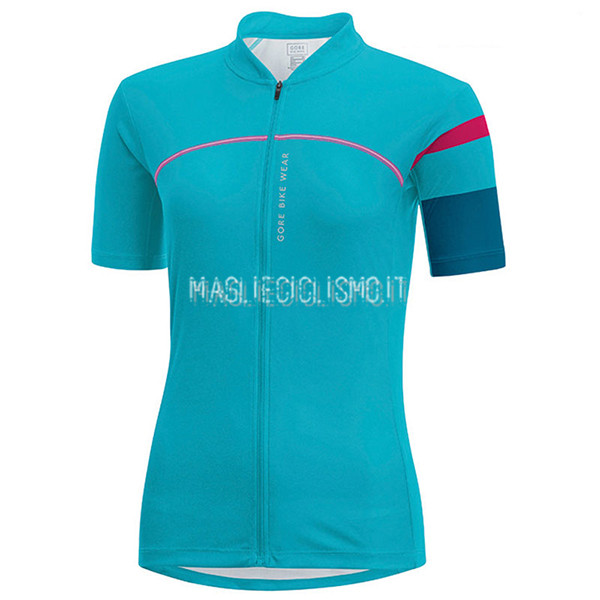 Maglia Donne Gore Bike Wear 2017 Azzurro